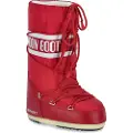 Moon Boot Moon Boottil kvinder. 80D1400440 Icon Nylonstøvler rød (42/44), Fast, Ingen, Casual, Sne