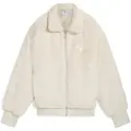Puma Wardrobe Essentials Soft Fleece Jacket Women, Clothing, Alpine Snow, XL