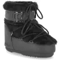 Moon Boot Moon Boottil kvinder. 80D1409390 Icon Low Faux Boots sort (39/41), Fast, Ingen, Casual, Sne