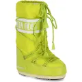 Moon Boot Moon Boottil kvinder. 80D1400440 Icon nylonstøvler lime (39/41), Fast, Ingen, Casual, Grøn, Gul, Sne