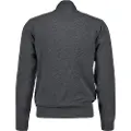 Gant Ganttil mænd. 87214 Cardigan i meget fin fåreuld med grå lynlås (S), Casual, Bomuld