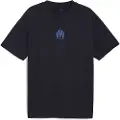 Puma Olympique de Marseille FtblEssentials Cellerator Tee Unisex, Clothing, Navy/Vivid Blue, M