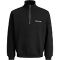 Jack & Jones Norrebro Emb Halv Lynlås Sweatshirt