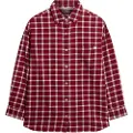 Superdry Check Flannel Boyfriend Skjorte Med Lange ærmer