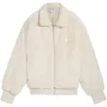Puma Wardrobe Essentials Soft Fleece Jacket Women, Clothing, Alpine Snow, S