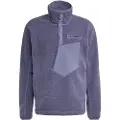 Adidas XPL Pile Snap Half-Zip Fleecepullover grå