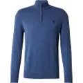 Timberland Timberlandtil mænd. TB0A2BMX2881 Williams River pullover med kvart lynlås, blå (XL), Casual, Økologisk bomuld, Bæredygtig