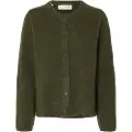 Selected Uldblanding Strikket Cardigan