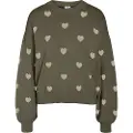 Noisy May Strikket Mønstret Pullover