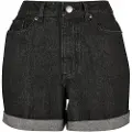 Urban Classics Boyfriend Højtaljede Denim Shorts