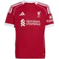 Adidas Liverpool Fc 25/26 Hjem Junior T-shirt Med Korte ærmer