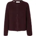 Selected Uldblanding Strikket Cardigan