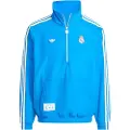 Adidas Real Madrid Terrace Icons Halv Lynlås Sweatshirt