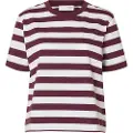 Selected Stribet Boxy Fit T-shirt