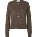 Selected 100% Merinould Strikket Cardigan