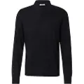 JJ REBEL Callum Knit Polo Med Lange ærmer