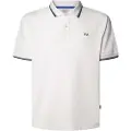 Pepe Jeans Pepe Jeanstil mænd. PM5400011 Polo Robert hvid (XXL), Casual, Bomuld, Korte ærmer