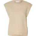 SELECTED WOMEN Uldblanding Strik Vest
