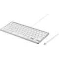 Deltaco USB-C Keyboard for iOS/MacOS - Tastatur - Uden Numpad - Nordisk - Sølv