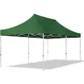 TOOLPORT 3x6m, aluminium, easy-up-pavillon, uden sidedele, mørkegrøn