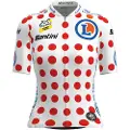 Santini Tour De France Femme Zwift Gpm Leader Kortærmet Trøje