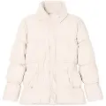 Emporio Armani EA7til kvinder. 7W000527_AF15914 Quiltet nylonjakke Logo Series beige (XL), Casual, Polyester