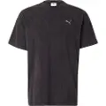Puma Essentials Elevated Relaxed Wash Tee Men, Clothing, Black, S