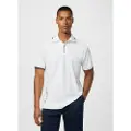 Hackett London Hackett Londontil mænd. HM5600038 Ultimate polo shirt hvid (3XL), Casual, Sport, Bomuld, Tennis/padeltennis, Korte ærmer