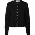 Selected 100% Merinould Strikket Cardigan