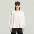 G-Star G-Startil kvinder. D27742-D976-111 Oversized T-shirt A line off-white (M), Hvid, Casual, Lange ærmer, Økologisk bomuld, Bæredygtig