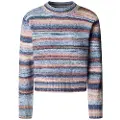 Pepe Jeans Pepe Jeanstil kvinder. PL7000057 Lyseblå flerfarvet trøje (XS), Casual, Polyester