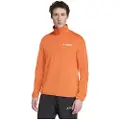 Adidas Terrex Multi Climawarm Tech Fleecejakke Med Halv Lynlås