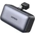 UGREEN 5000mah Power Bank With Built-In Usb-C Connector Powerbank - Sort - 5000 Ah