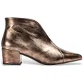 Wonders Wonderstil kvinder. E-7202 Rubin ankelstøvler i læder, guld (37), Guldfarvet, 1-3 cm, Lynlås, Casual