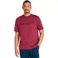 Timberland Timberlandtil mænd. TB0A6VPE6481 Hampthon T-shirt bordeaux (XL), Casual, Bomuld, Korte ærmer, Burgund