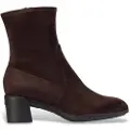 Wonders Wonderstil kvinder. H-6706 Reghost 06 brune ankelstøvler i læder (36), 3-5 cm, Lynlås, Casual