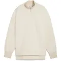 Puma HER Oversized Half-Zip Winterized Crew Women, Clothing, Alpine Snow, L