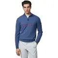 Hackett Londontil mænd. HM7000053 Heritage No.2 trøje blå (XXL), Casual, Bomuld