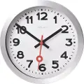 Nextime - Vægur/Bordur Station Numbers Diameter 19 cm - Hvid - Vægure og bordure - - Homeroom