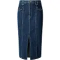 Pepe Jeans Pepe Jeanstil kvinder. PL9011869 Archive Midi-nederdel blå (M), Casual, Bomuld, Denim