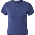 Nike Maskinstrikket Nike Sportswear Chill-T-shirt til kvinder - blå