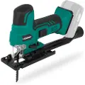 Vonroc Stiksav 20V - Ergonomisk greb | Præcis og kraftfuld | Solo | Ekskl. akku og oplader