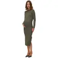 Mamalicious Trinity Maternity Lang Kjole Med Lange ærmer