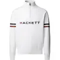 Hackett London Hackett Londontil mænd. HM7000066 Skitrøje hvid (L), Casual, Bomuld, Lange ærmer