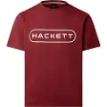 Hackett London Hackett Londontil mænd. HM5000030 Essential Box T-shirt rødbrun (S), Casual, Bomuld, Korte ærmer
