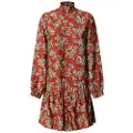 Pepe Jeans Pepe Jeanstil kvinder. PL9537693 Brun Paloma-kjole (S), Casual, Viscose, Lange ærmer