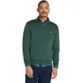 Timberland Timberlandtil mænd. TB0A2BMX3171 Williams River grøn pullover med en kvart lynlås (XXL), Casual, Bomuld
