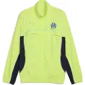Puma Olympique de Marseille FtblEssentials Cellerator Jacket Men, Clothing, Yellow Alert/Vivid Blue, L