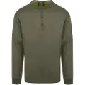 Scotch & Soda Slub Henley T-shirt Med Lange ærmer