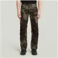 G-Star G-Startil mænd. D26950-E081-H519 3D Regular Straight Cargo Trousers grøn (32/30), Casual, Camouflage, Økologisk bomuld, Bæredygtig